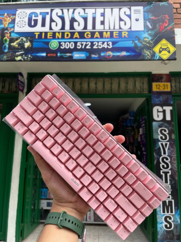 TECLADO MECANICO AJAZZ ROSA 75%