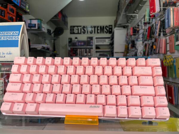 TECLADO MECANICO AJAZZ ROSA 75% - Imagen 2