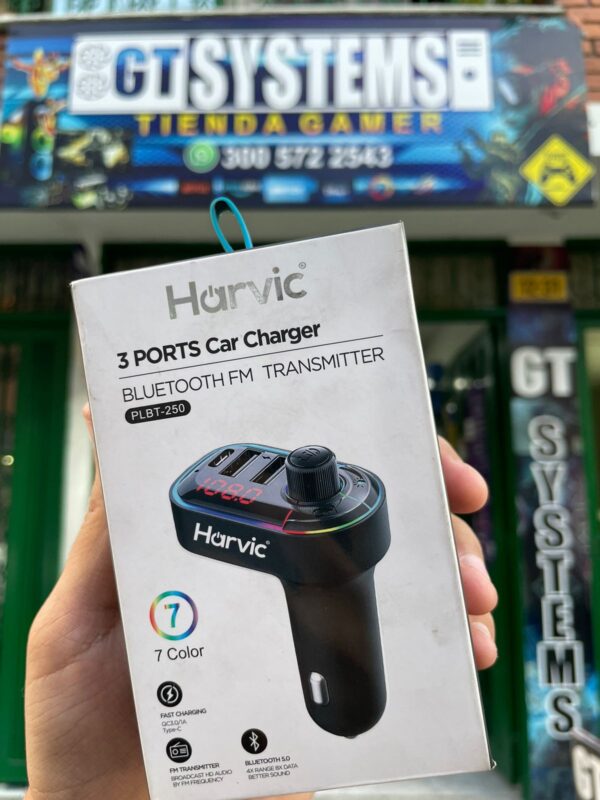 CARGADOR PARA CARRO HARVIC PLBT-250
