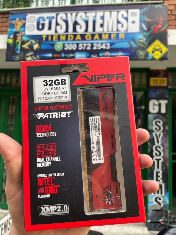 RAM Patriot Viper de 32 GB (2 x 16 GB) 3200 MHz